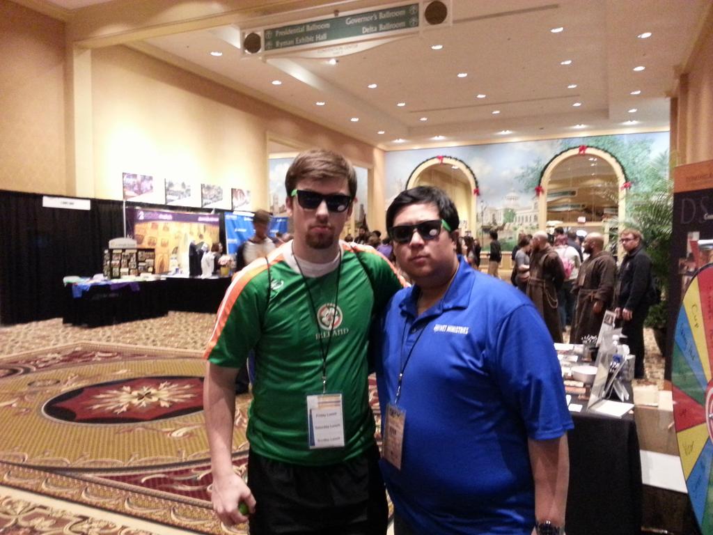 The_RyLo's tweet photo. One of my biggest fans, @JonnyRydberg4, stopped by the @netministries booth @ @SEEKConference #SEEK2015 #SEEK2015_NET http://t.co/jFQOtO1cR8