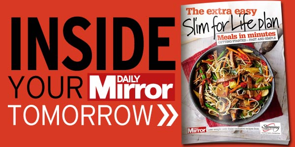 DailyMirror's tweet image. Tomorrow's paper has a special treat for you! Want a sneak peek of the @SlimmingWorld mag? bit.ly/1zGxhPn