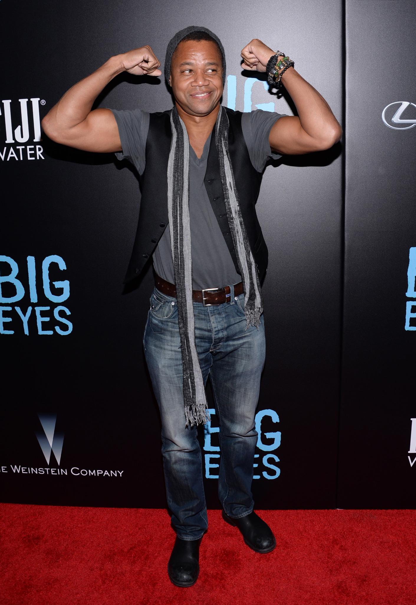 Happy birthday to Cuba Gooding Jr (47, below), (46) and (32) 