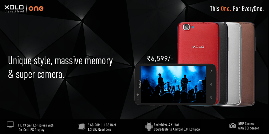 MyXOLO's tweet photo. Premium looks and smart features that you just can’t resist. XOLO One #ThisOneForEveryOne
http://t.co/vZxLAyyMpK http://t.co/wxhoWoBd14
