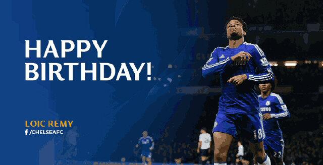 Happy Birthday to striker Wishing u a trophy full year. 