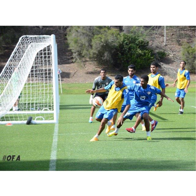 MidEastFootball's tweet photo. Part of #Oman training sessions ahead of @afcasiancup. Photos via @OmanFA http://t.co/AwzxsQmOjb