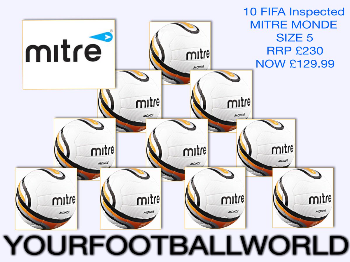 Do you need to replenish your clubs matchballs? We have a pack of 10 / 5 / 3 left - 45% off.
ebay.co.uk/itm/10-x-Mitre…?