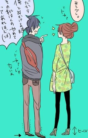 理想のカップルイラストはこれだ 在 Twitter 上 身長差７ｃｍカップル Http T Co Pgotrbvkjy Twitter