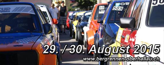 Den 29./30. August 2015 dick im Kalender anstreichen! (mehr Infos auf bergrennen-oberhallau.ch)