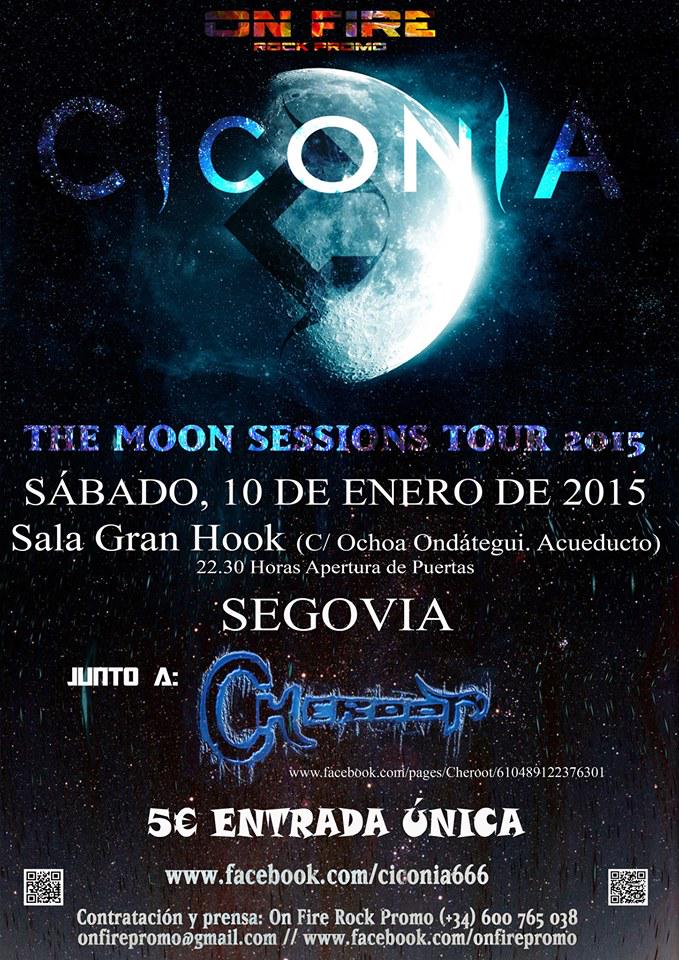 ciconiaband's tweet image. Primer concierto "The moon sessions tour" en Segovia.Apertura puertas 21,00 junto a #cheroot #ciconia#segovia