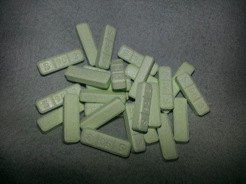 Fake green bar xanax