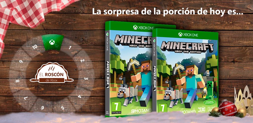 Xbox_Spain's tweet photo. Quedan sólo dos porciones para acabar con el #RoscóndeXbox.Gana un #Minecraft para #XboxOne con un RT http://t.co/cMvQuH5sf9