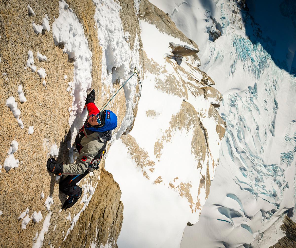 mammut's tweet photo. Stephan Siegrist was the first to climb all summits of the Cerro Torre group in winter! https://t.co/wJN6a5xNss #tb http://t.co/HZz8bWt4l8