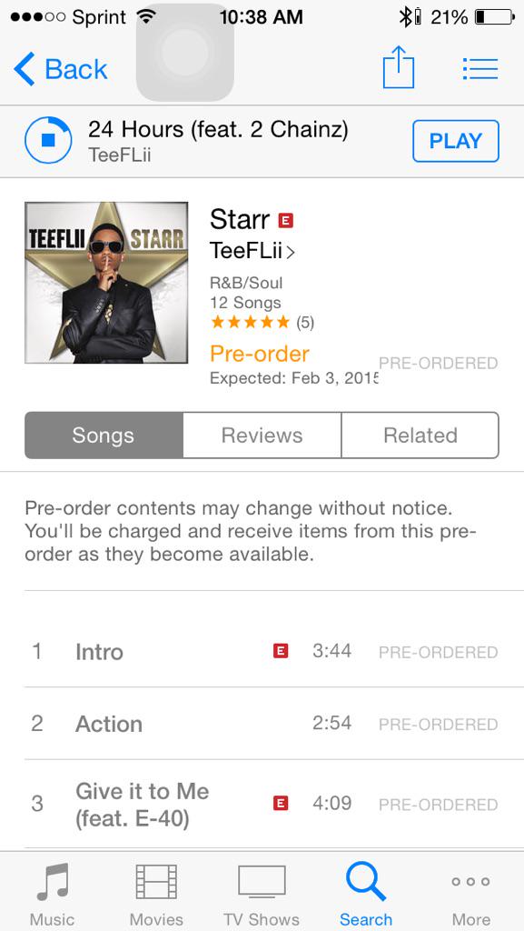 ELMUCHAHO100's tweet photo. @teeflii i just pre-ordered yo shit 
ni$$a...that #firework had these hoes open.. Lets see what #starr do! Congrats! http://t.co/bBoQ97vt76