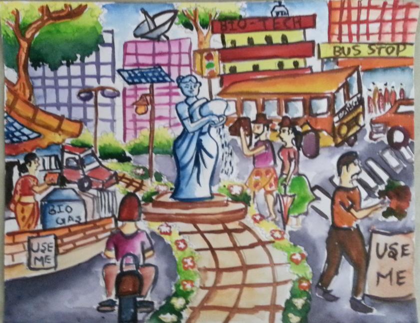 Dr.A.Sajidas on Twitter "My City Clean CityDrawing