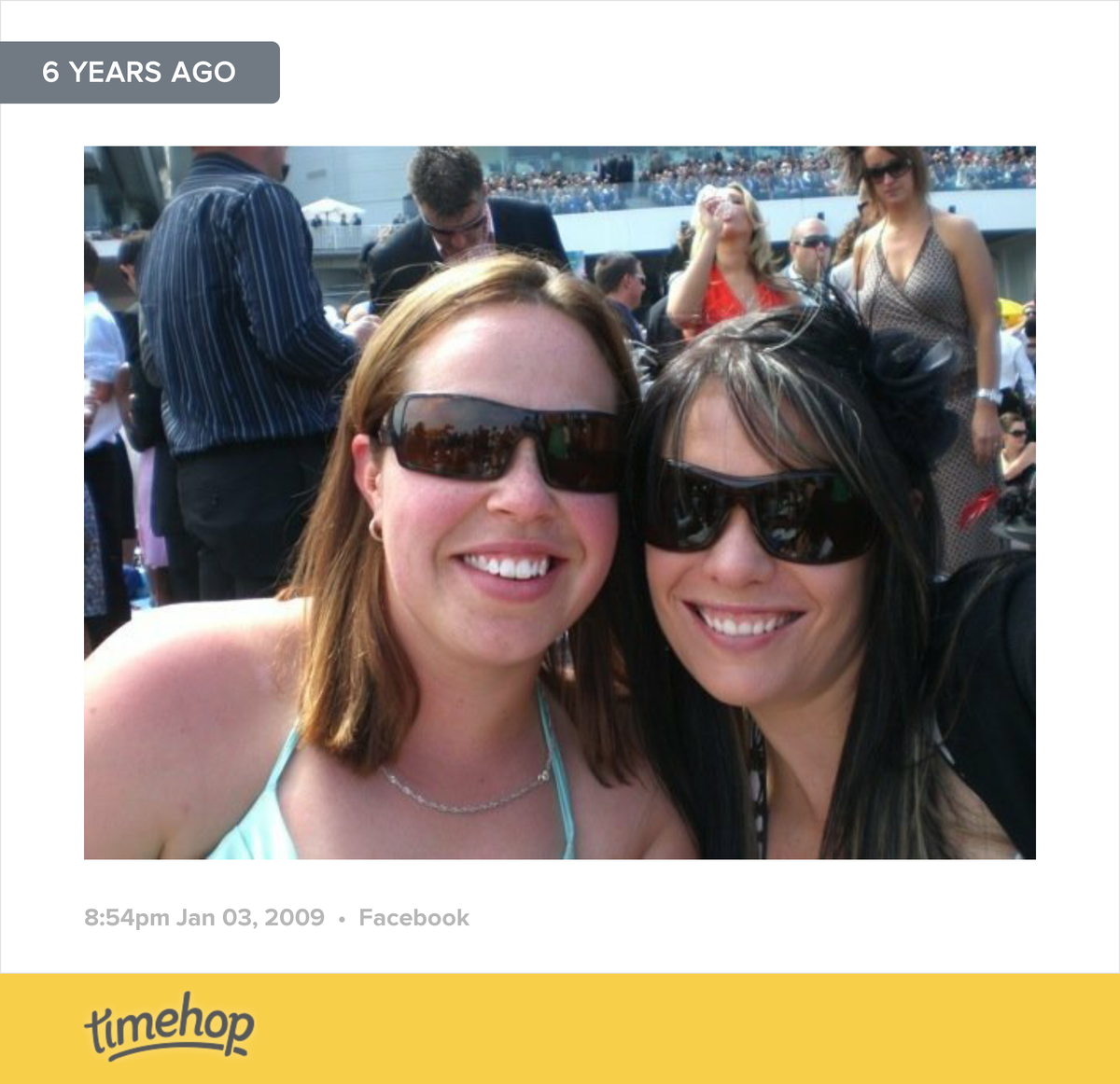 Katiepie112's tweet photo. We were at the races exactly 6 years ago today.. Wow.. How time has flown.. Xx  http://t.co/MPtR8XMFuI http://t.co/0dIUxi3mEy