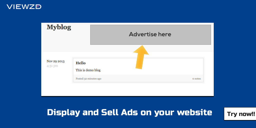 bannertic's tweet image. @Viewzd allows you to display and sell Ads on your website automatically 

More &amp;gt;&amp;gt; viewzd.com