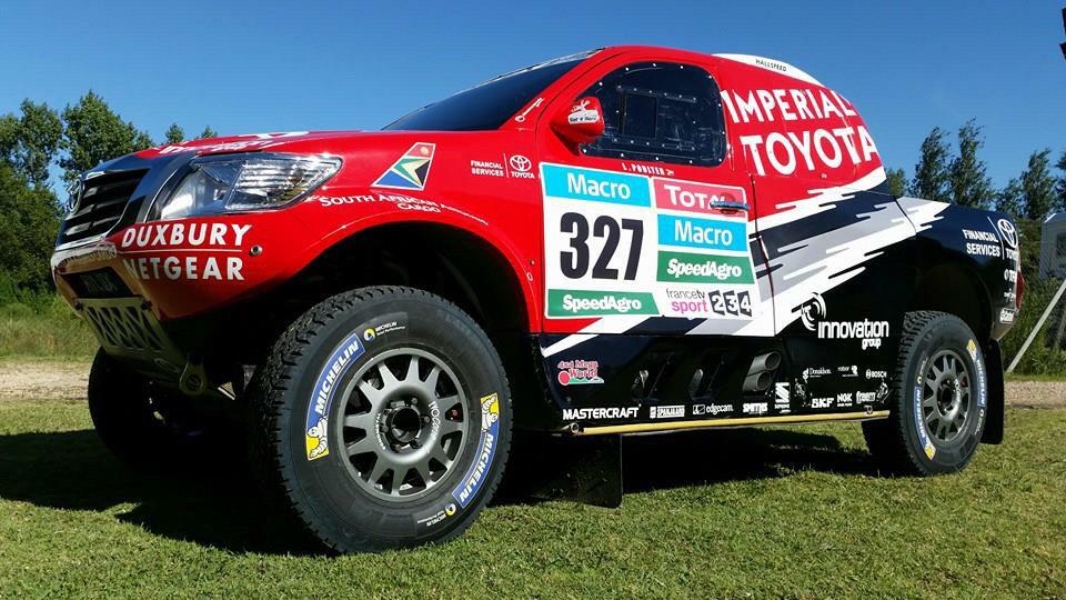 iLEBsa's tweet photo. Race car all sorted for @dakar Race @LeeroyPoulter @Imperial_Toyota #InsideMotorSport http://t.co/3Cm7LmSbEl