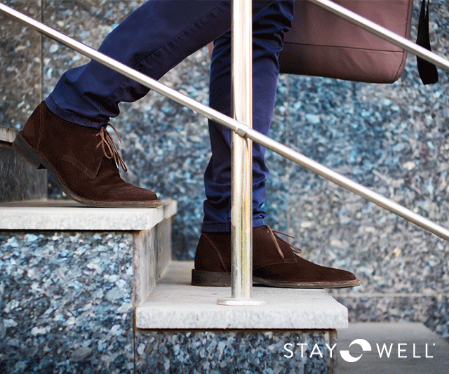 staywellrooms's tweet photo. #Wellness Resolution 2015: Need more exercise? Be in stair-only mode whenever you have a choice! #NewYearsResolution http://t.co/9udZQQWSi9