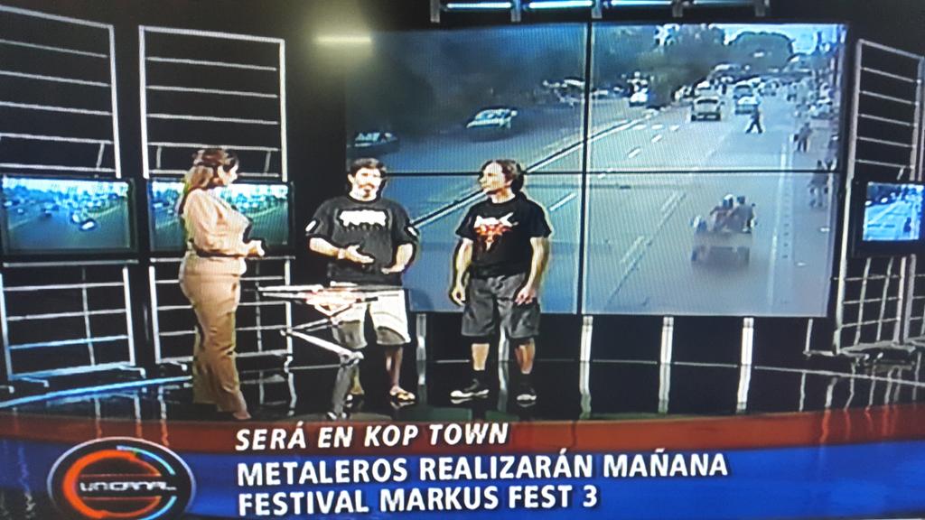 rockenpy's tweet photo. Pongan @Unicanal ahoraaaa #MarkusFest3 http://t.co/iQe1j4C01i