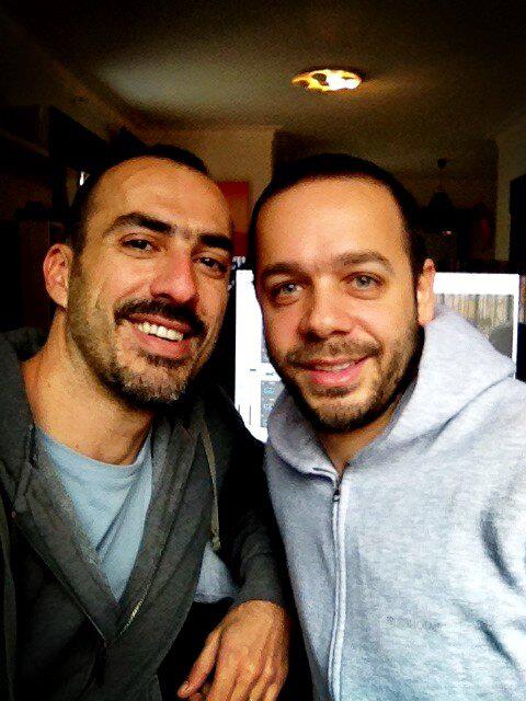 FansWadih's tweet photo. Wlak shetaenalkom @wadihabiraad and @michel_fadel http://t.co/548fxGzdqf