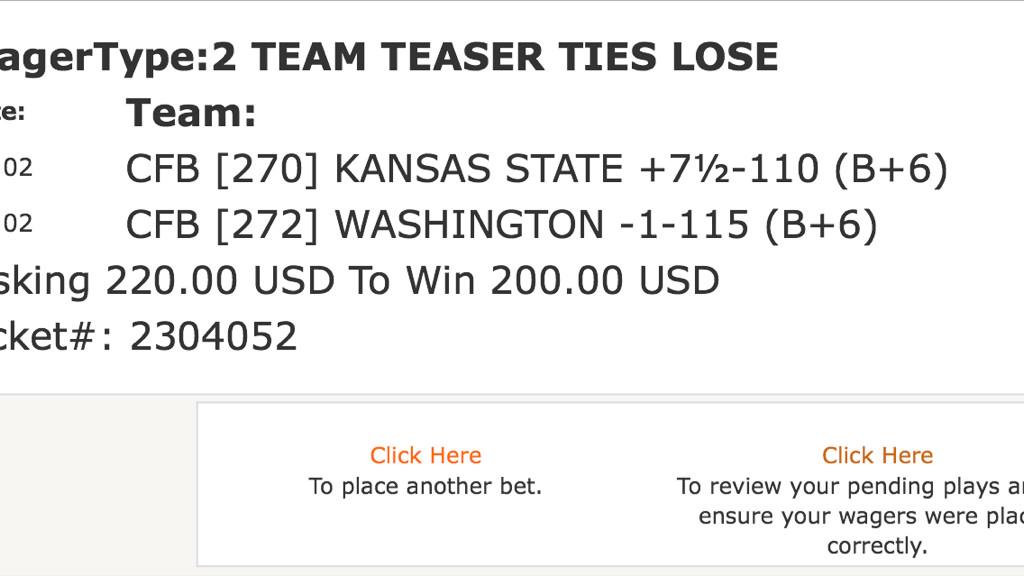 thevegascapper's tweet image. After a nice day, yesterday... Taking it easy today. 2-team tease. GL- #VCAP