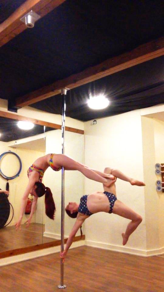 Backbone_Pole's tweet photo. Happy new year pole dance &amp; fitness addicts!! We introduce Heather &amp; Kristina Walker @KrisWalkerPole http://t.co/tIWHIUZsqh