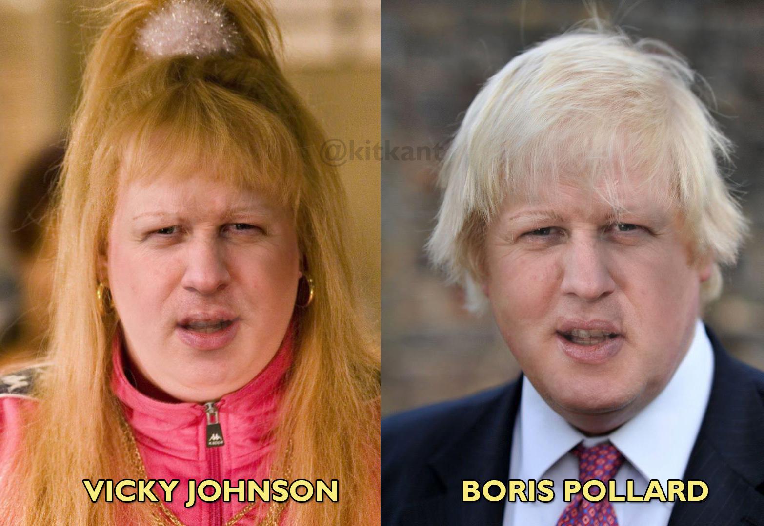 side by side photos of "Vicky Johnson" and "Boris Pollard"