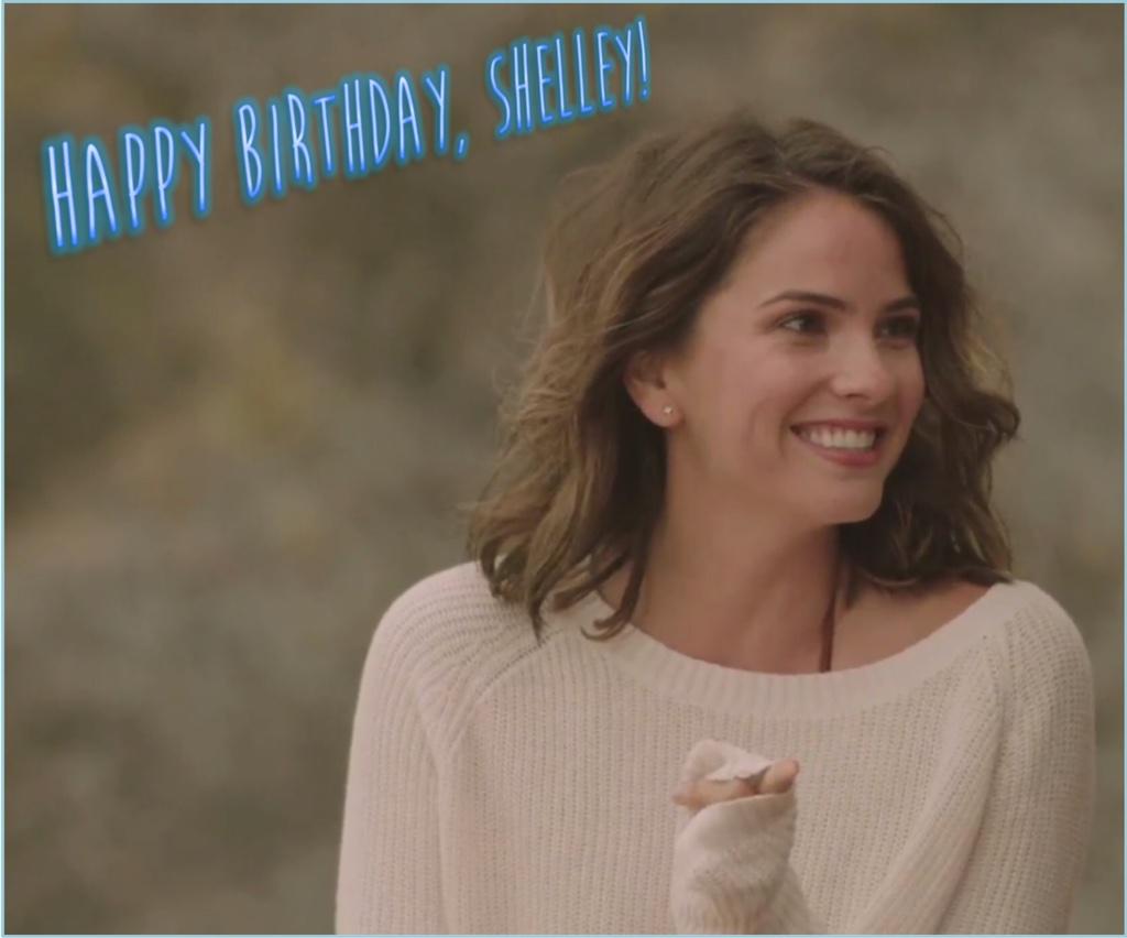 Happy Birthday to the beautiful and talented Shelley Hennig! 