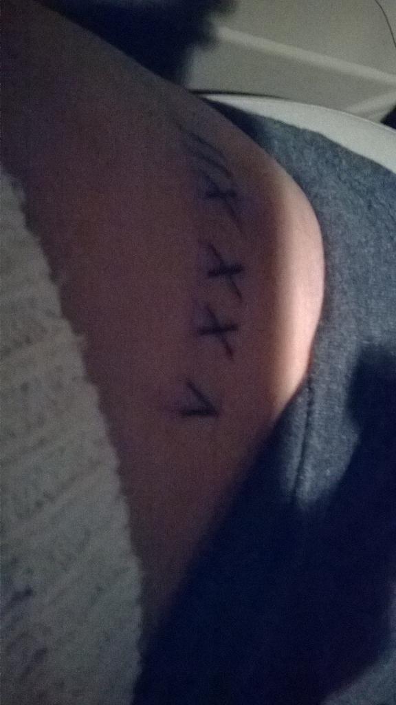 codileedugan's tweet photo. #new tat! Liams birthday<3 http://t.co/XalS4vk4P6