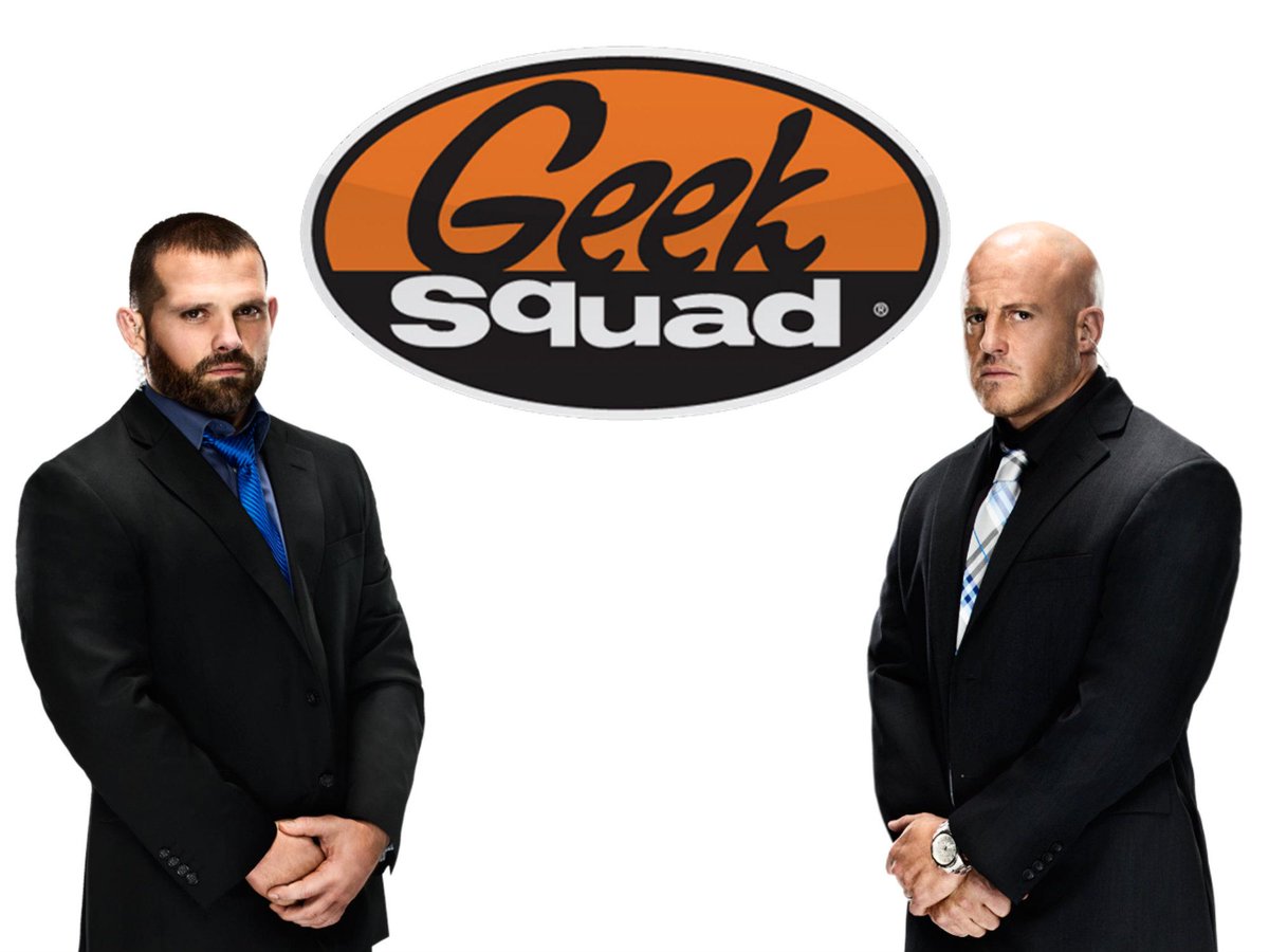 Christian4Peeps's tweet image. RT @BoltVanderNerd: @Christian4Peeps @WWE #GeekSquad  #Smackdown Whenever your Twitter is broken.call these guys,LOL!