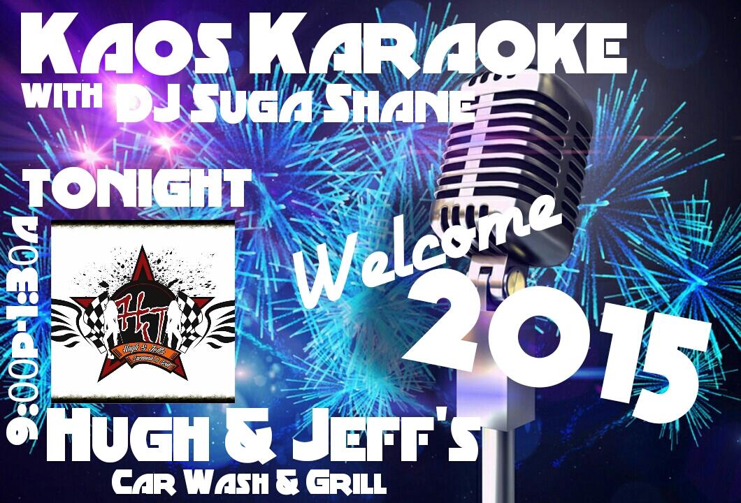 SugaShaneKK's tweet photo. KAOS KARAOKE TONIGHT!!!  9p-1:30a  Hugh &amp; Jeff's Car Wash &amp; Grill, 1232 W FM 646, League City #LetsPartyLikeIts2015 http://t.co/Sj7JH9pxLQ