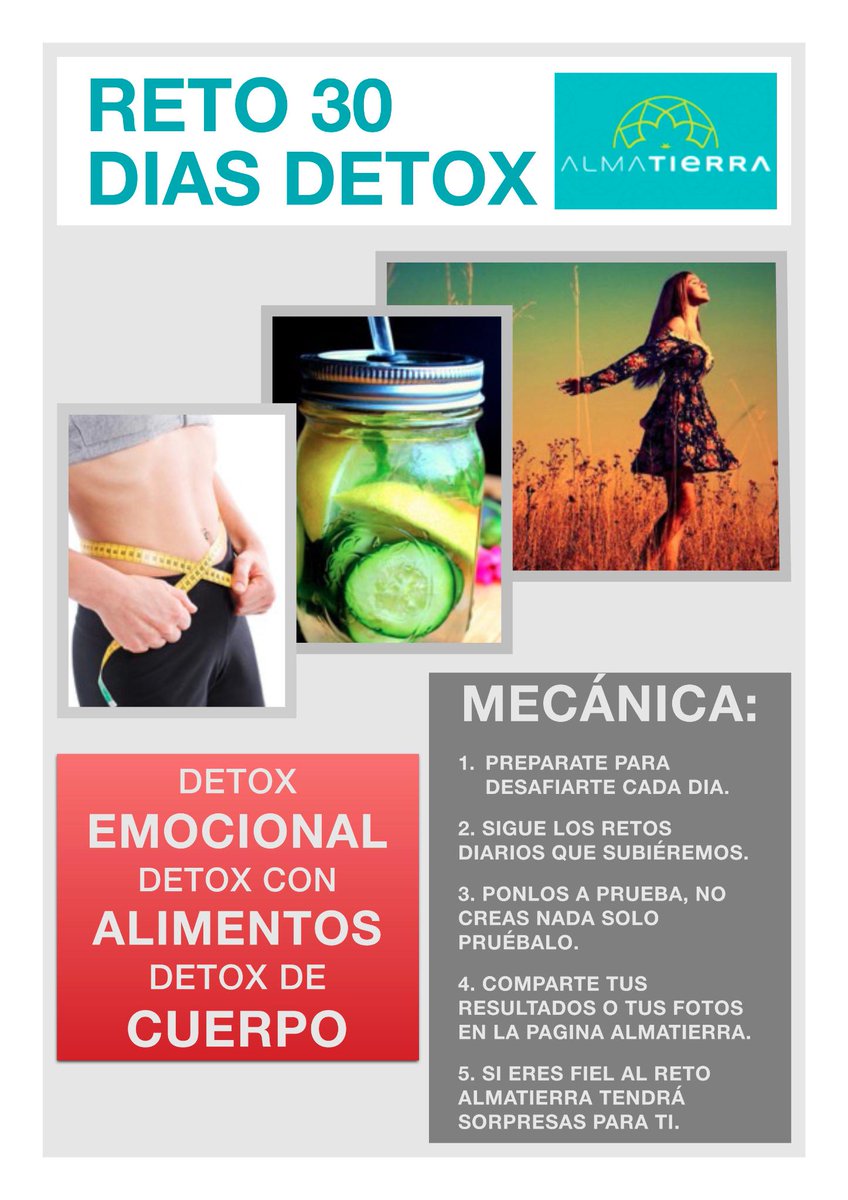 AlmatierraMx's tweet photo. Comienza el RETO #Detox #30diasDETOX http://t.co/BM0sJSUeTX