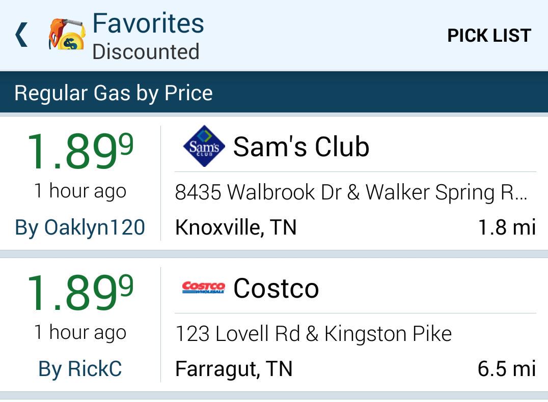 ActorMikeBiddle's tweet photo. Wow #GasPrices are 1.89 in #knoxville #Tennessee. Speaking of, #Vols doing well in #tennvsiowa #TaxSlayerBowl http://t.co/RNzX4SfdSB