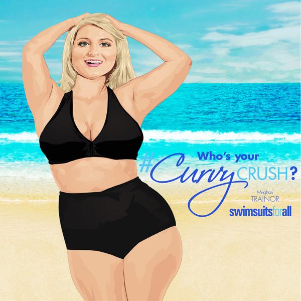 swimsuitsforall on Twitter: "We love Meghan Trainor for curvy girl ant...