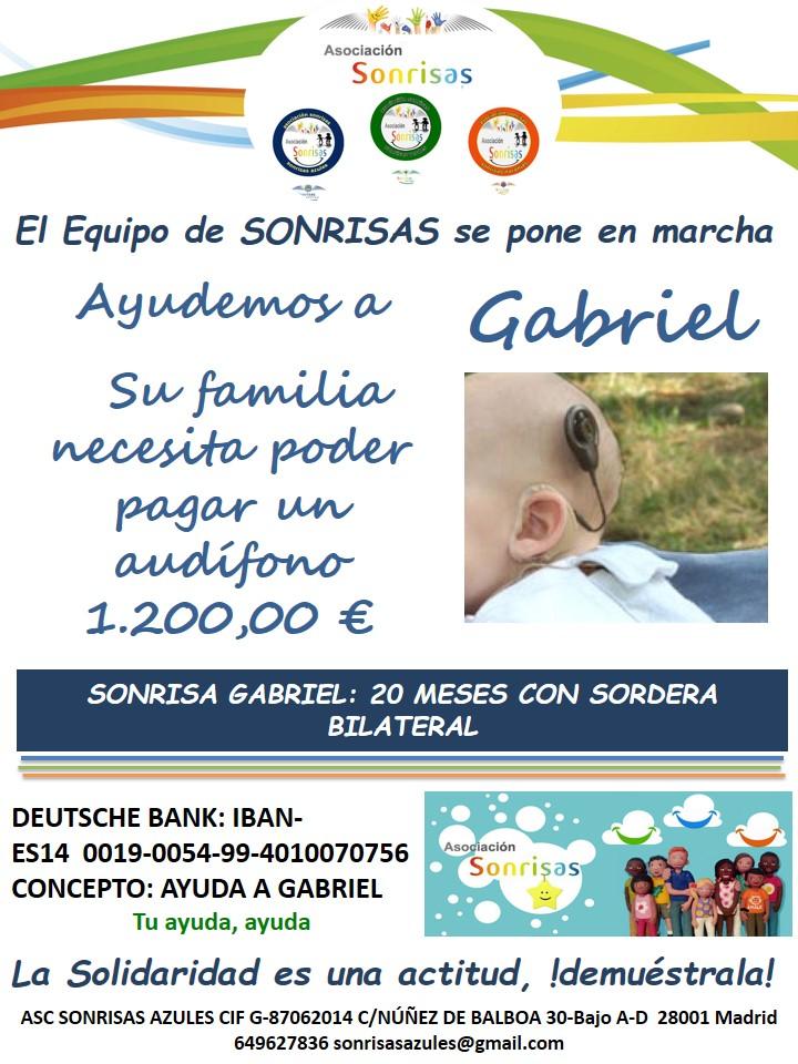 RT <a href="/Asc_SONRISAS/">ASOCIACION SONRISAS</a>:  un RT el mejor regalo de Reyes de Gabriel: poder tener pagado su audífono. GRACIAS "