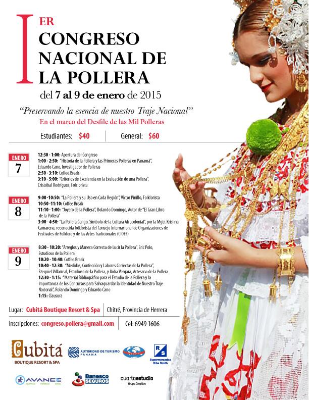 “<a href="/milpolleras/">Desfile Mil Polleras</a>: Horarios del 1er Congreso Nacional de La Pollera. Del 7 al 9 de enero de 2015. ” <a href="/MiDiarioPanama/">Mi Diario Panamá</a>