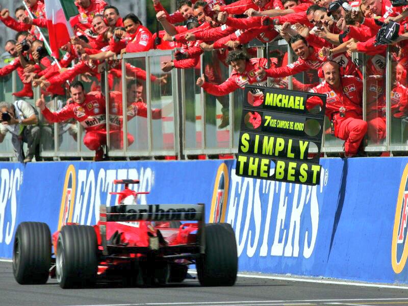 Happy 46th birthday to my boyhood hero: seven-time champ Michael Schumacher. 