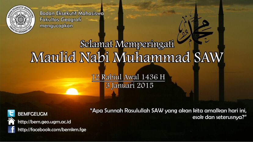 Slmt Memperingati Maulid Nabi Muhammad @MAPALA_GEGAMA <a href="/EGSA_UGM/">GEOGRAFI LINGKUNGAN</a> <a href="/ARDGISS/">ARDGISS</a> <a href="/STARGIS_UGM/">STARGIS UGM</a> <a href="/GSC_UGM/">GSC FGE UGM</a> <a href="/ukm_bekage/">Bengkel Kesenian Geografi</a> <a href="/JMG_UGM/">JMG UGM</a>