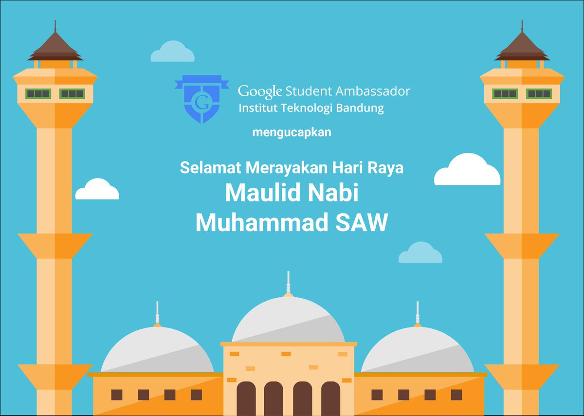 Selamat Merayakan Hari Raya Maulid Nabi Muhammad SAW bagi teman2 yang merayakan ! Happy weekend too fellas ! :)
