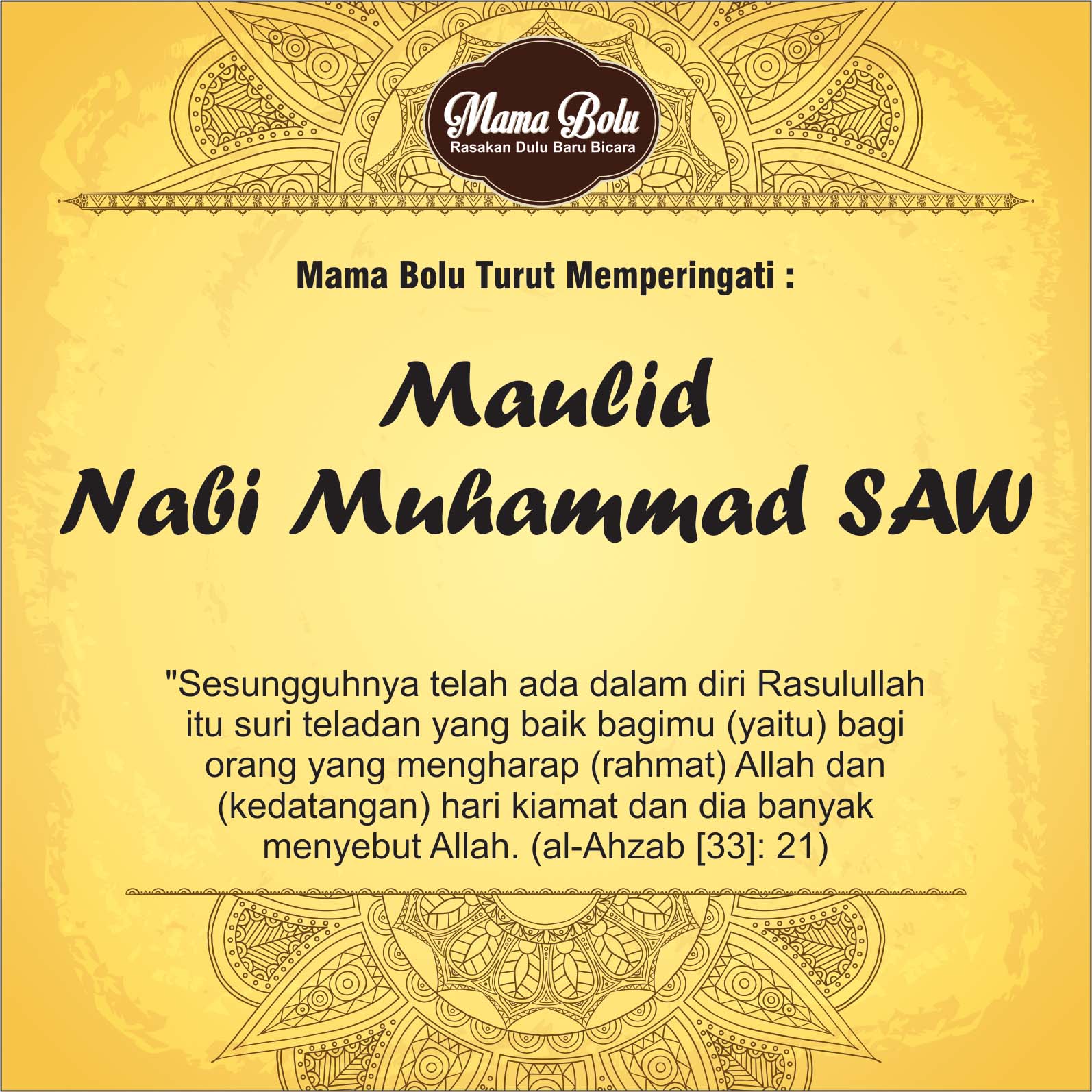 Mama Bolu No Twitter Peringatan Maulid Nabi Muhammad Saw Mngandung Hikmah Utk Mneladani Pikiran Ucapan Amp Smua Tindakan Nabi Muhammad Saw Http T Co Vagv0kecbx Twitter