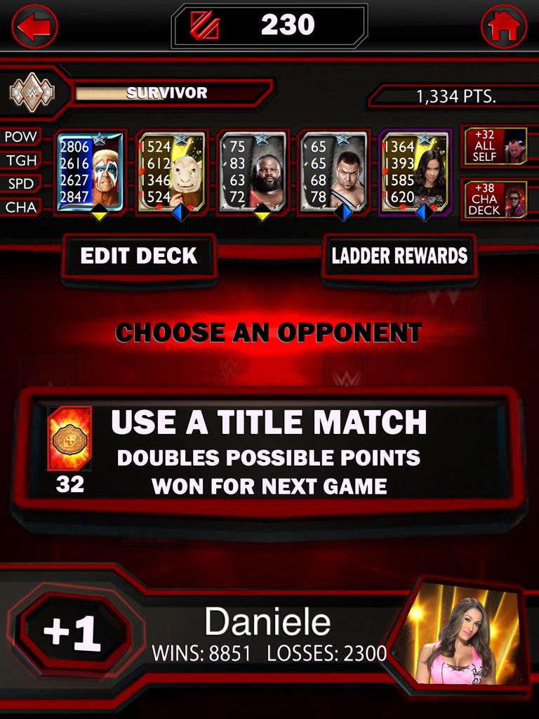 Cocthebestever's tweet photo. @WWESuperCardRT here's my pcc deck im doing really well so far gonna grind hard tomorrow night http://t.co/BkyxUgUwdc