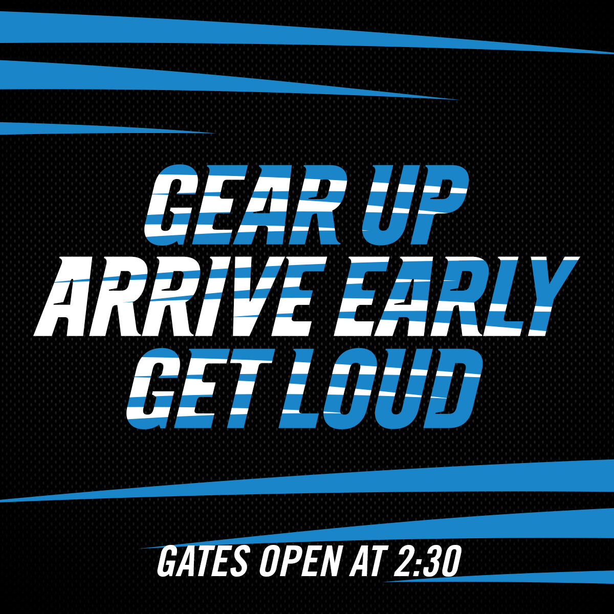 Panthers's tweet photo. #OfficiallyGameday

See you soon #PantherNation. http://t.co/dA1Zq1bTFN