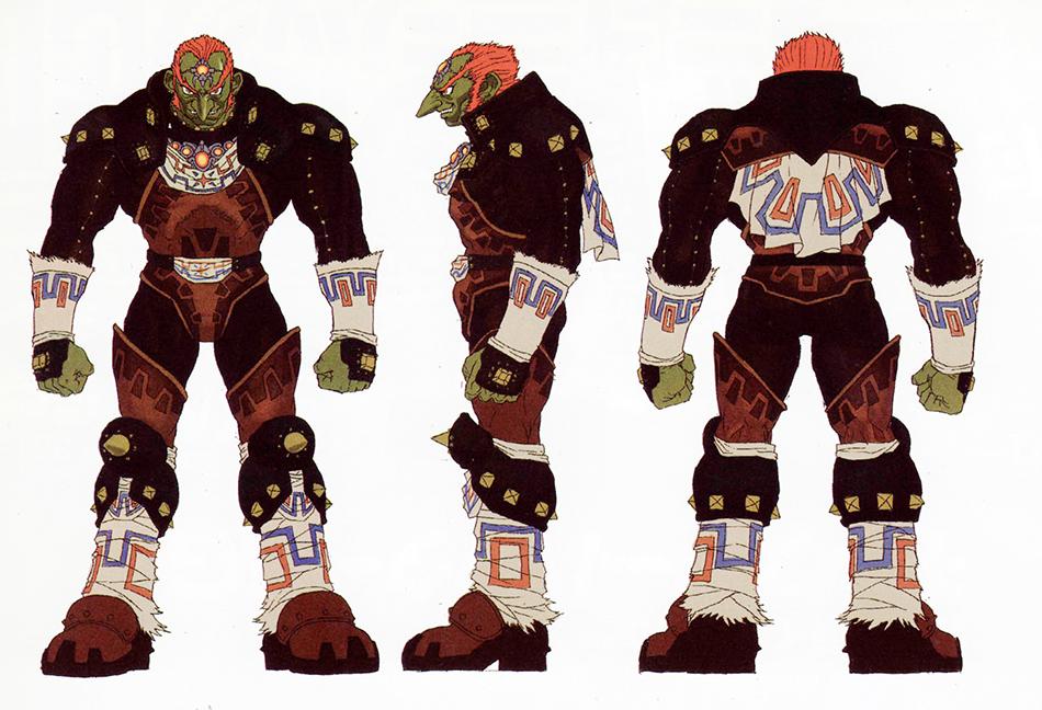 Model Sheets on X: The Legend of Zelda—Ocarina of Time Turnaround model  sheet of Ganondorf Nintendo, 1998    / X