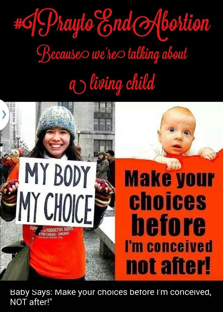 chooseliferacer's tweet image. Because we're talking about a living child 
#IPraytoEndAbortion