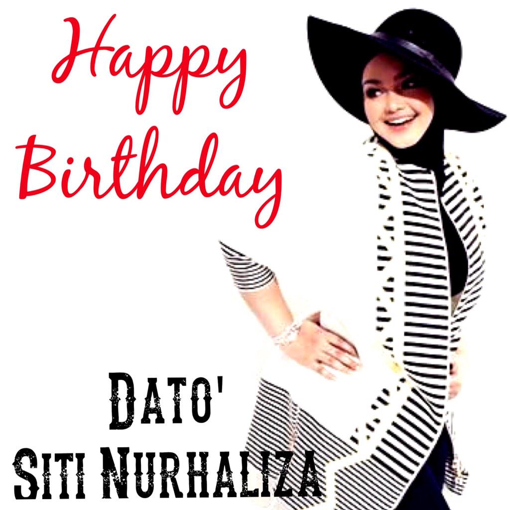 Happy Birthday buat idolaku Dato Siti Nurhaliza...  