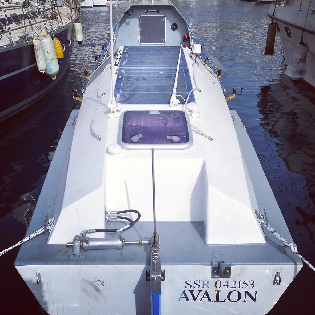 After four days of hard work she is in the water. Getting ready! @oceanrowevents @UbunyeAtlantic @atlanticfantast