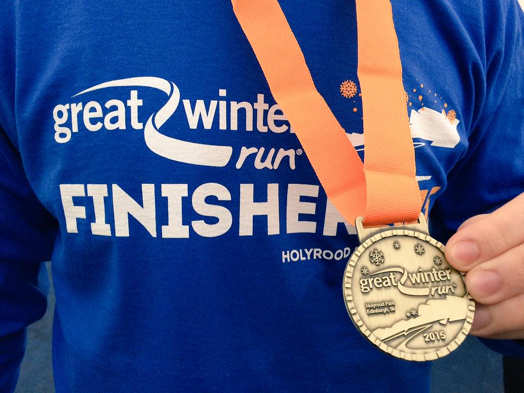 Congrats to all our amazing #GreatWinterRun runners! Make sure you wrap up warm!