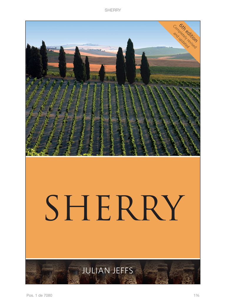 Leyendo la nueva ed. del libro "Sherry" de <a href="/JulianJeffs/">Julian Jeffs</a> en Kindle con una manzanilla Aurora + aceitunas <a href="/VinosJerez/">Vinos de Jerez</a>