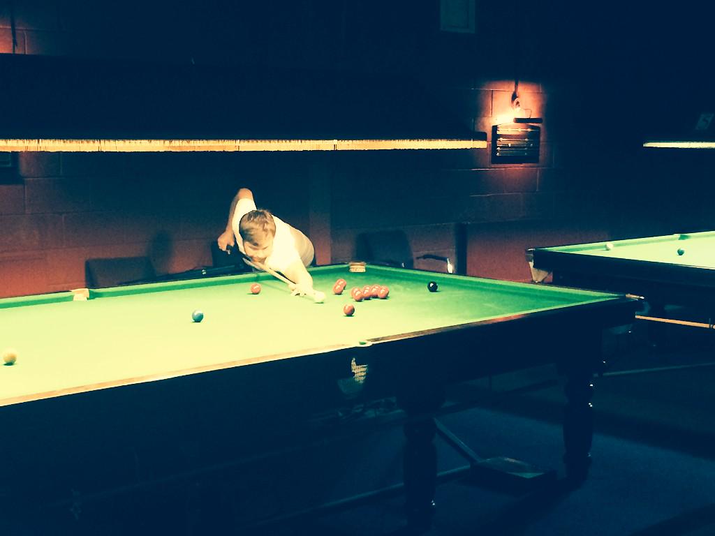 redzsnooker's tweet photo. Redz boys in action at the welsh men's event http://t.co/ESqMMvQ4RJ