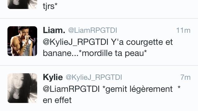 ChutRPGTDI's tweet photo. @KylieJ_RPGTDI @LiamRPGTDI mais qui sont banane et courgette ? 😏😏 http://t.co/RnXFIiKdOH