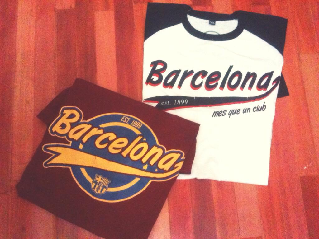 4) Jawab hanya 1x, lebih gak sah dan di tutup pas kick off. Hadiah tshirt Barca ini bebas pilih, GLuck! #KuisH87shop