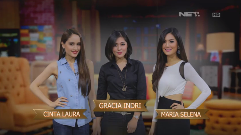 Dan bintang tamu kita malam ini adalah <a href="/xcintakiehlx/">Cinta Laura Kiehl</a> <a href="/Graciaz14/">Gracia Indri</a> <a href="/selenamaria_/">Selena Maria</a> <a href="/Ini_Talkshow/">Ini_Talkshow</a> . Selamat menyaksikan !!!