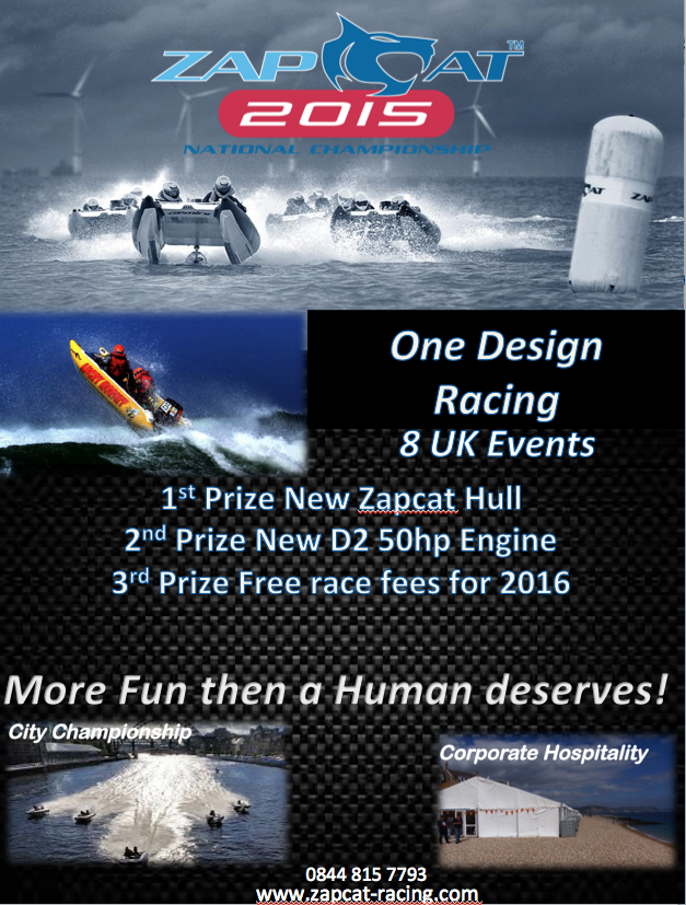 Come and see us at the London boat show stand E460 to enter the 2015 Zapcat National Championship